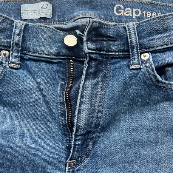 GAP Resolution slim straight vintage blue size 27 - Picture 4 of 14